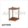 Standard 8 Cue Corner Floor Rack - Honey